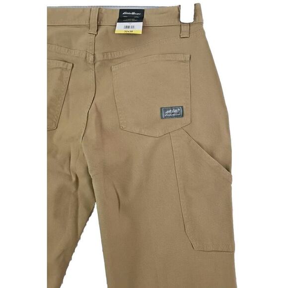 Eddie Bauer Men’s Two-Way Stretch Canvas Utility Pants Tan Size 32X30 NWT - Picture 6 of 12